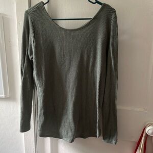 Charlotte russe long sleeve open back